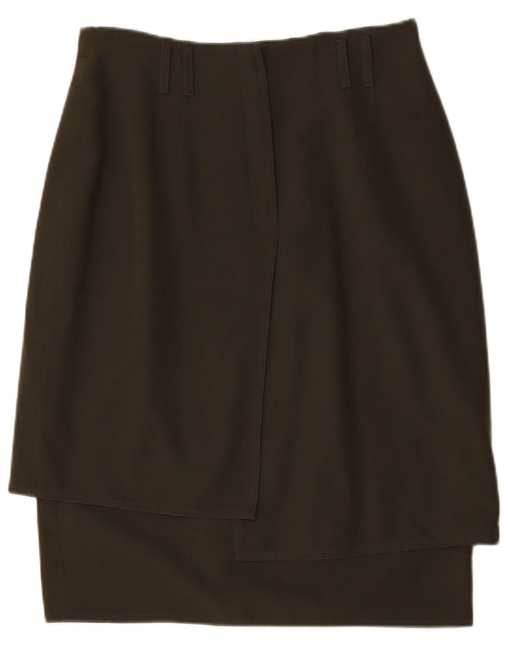 Les Copains Jupe Crayon Medium W32 Laine Verte Femme