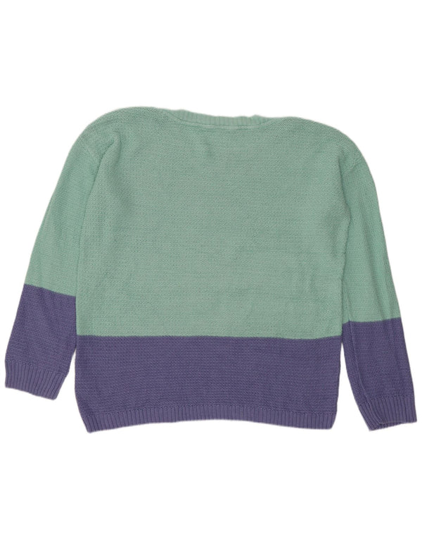 Crew Clothing Pull col bateau pour femme UK 12 Vert moyen