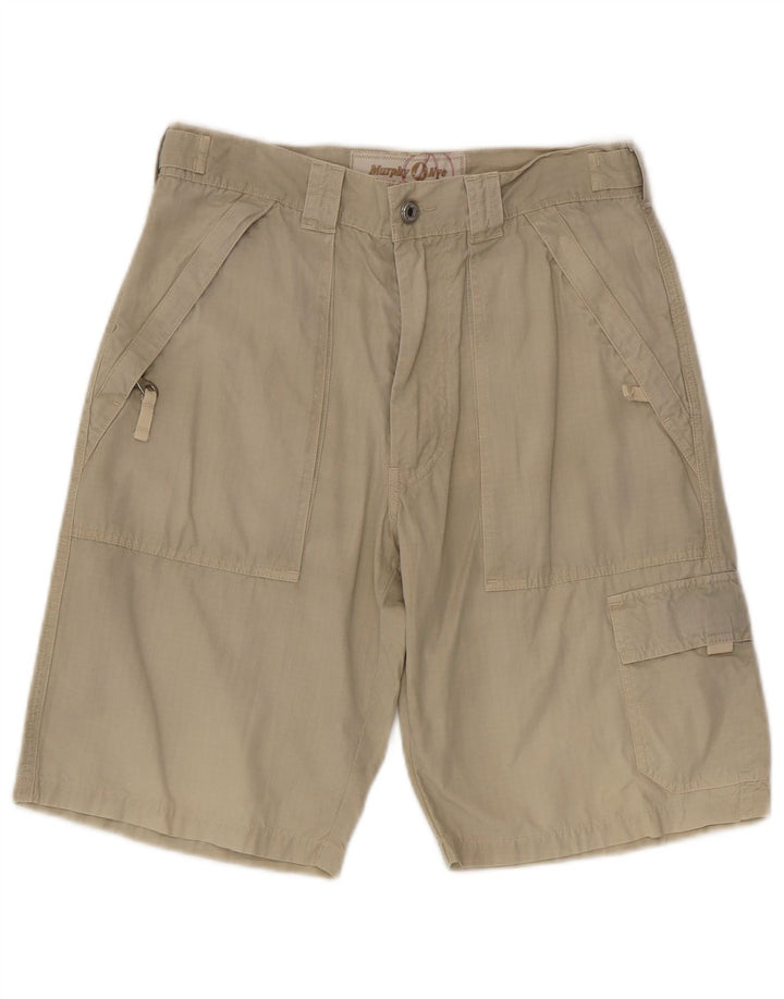 Murphy & Nye Short Cargo Homme W32 Coton Kaki Moyen