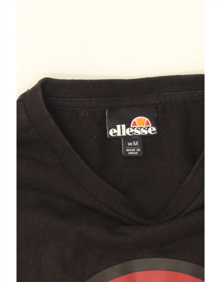Ellesse T-Shirt Graphique Homme Noir Moyen