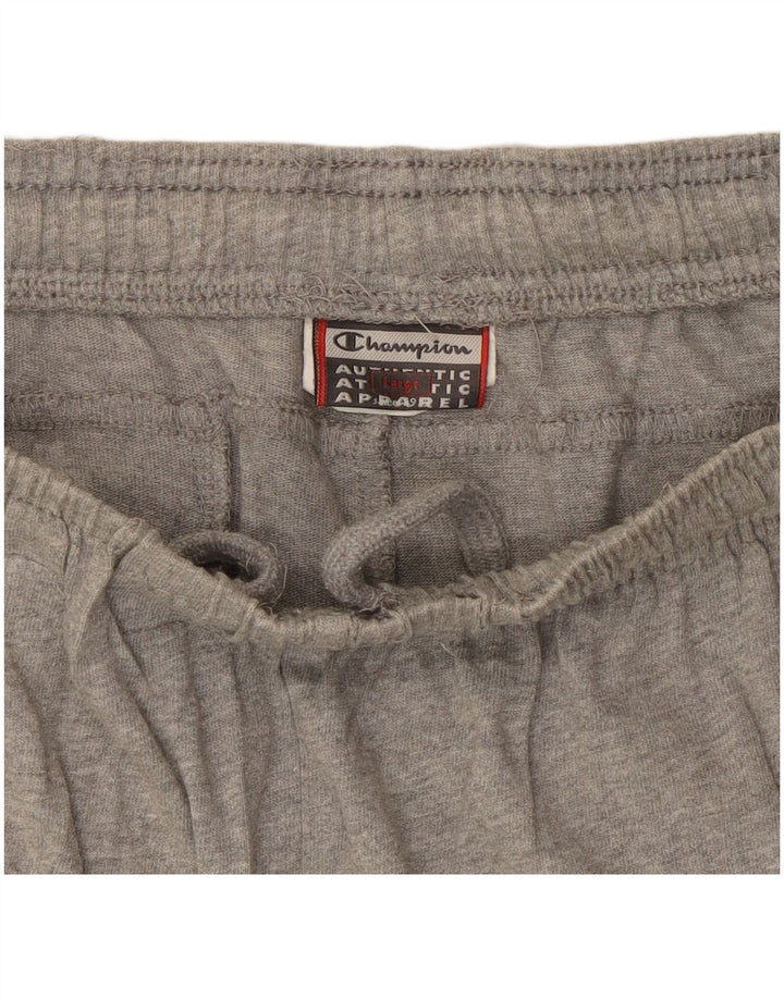 Champion Short de Sport Homme Grand Gris Moucheté