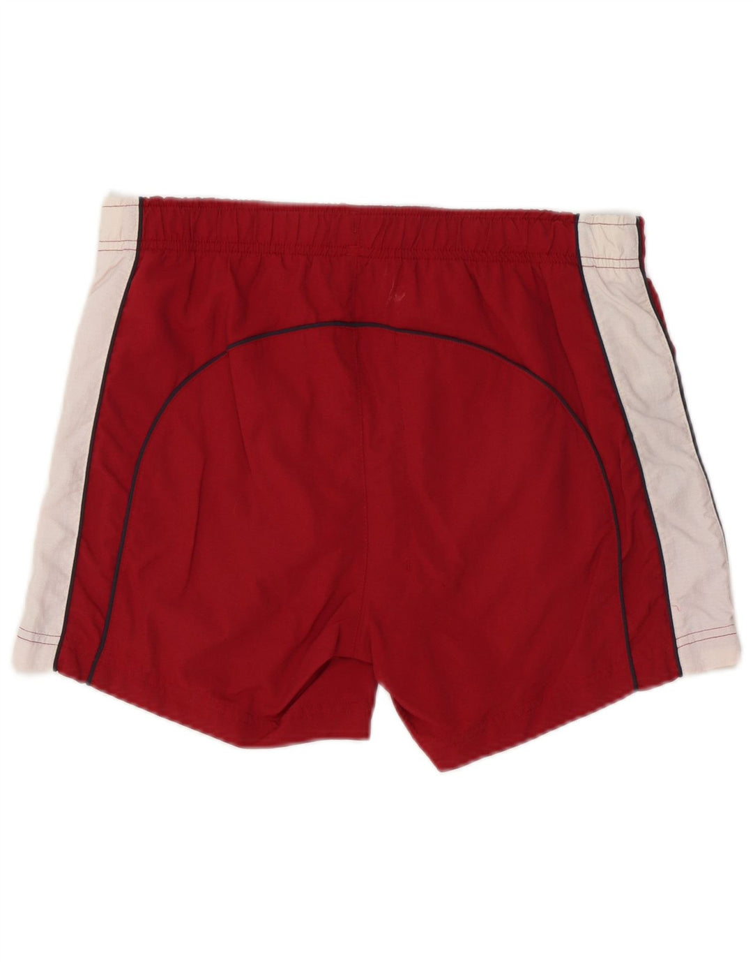 Champion Short de bain pour homme en polyester color block bordeaux moyen