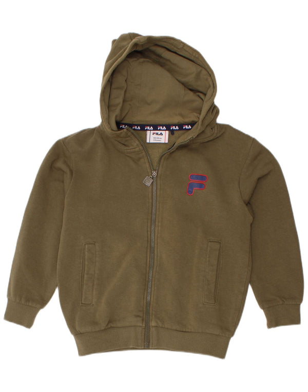 Fila Sweat à capuche zippé garçon 5-6 ans Kaki