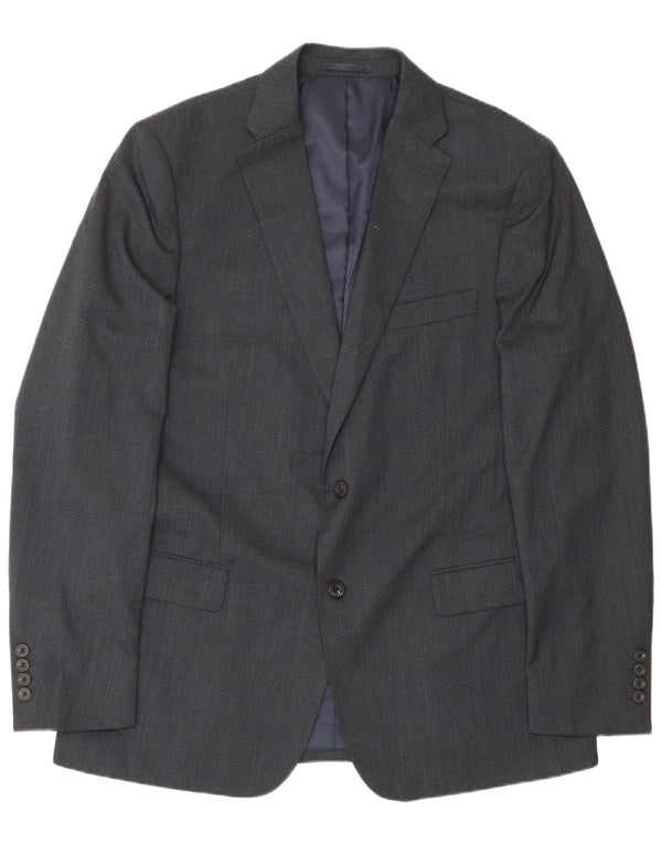 John Lewis Veste blazer à 2 boutons pour homme UK 44 2XL Gris Polyester