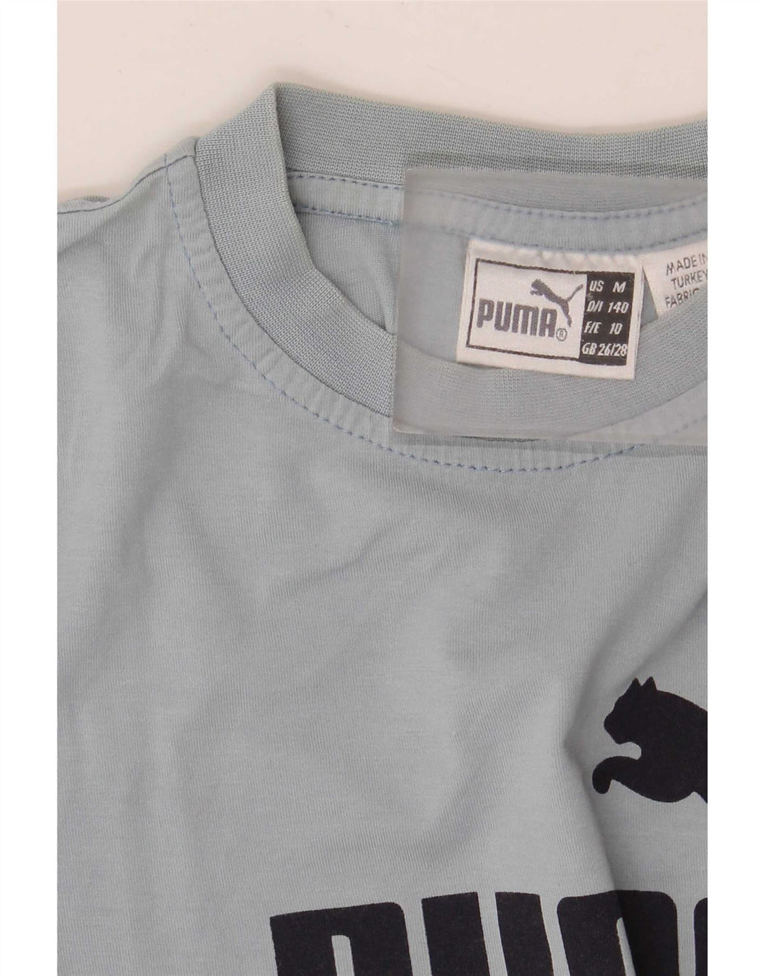 Puma T-Shirt Graphique Garçon 9-10 Ans Gris