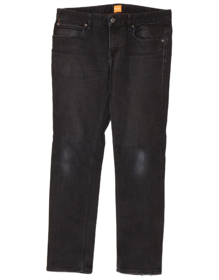 Hugo Boss Jean Slim W34 L32 Homme Noir Coton