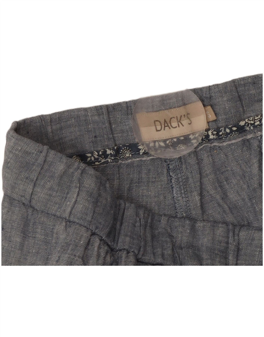 Dack's Pantalon Chino à Jambes Larges pour Femme Petit W30 L27 Bleu