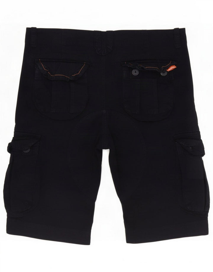 Superdry Short Cargo Homme Moyen W32 Bleu Marine Coton