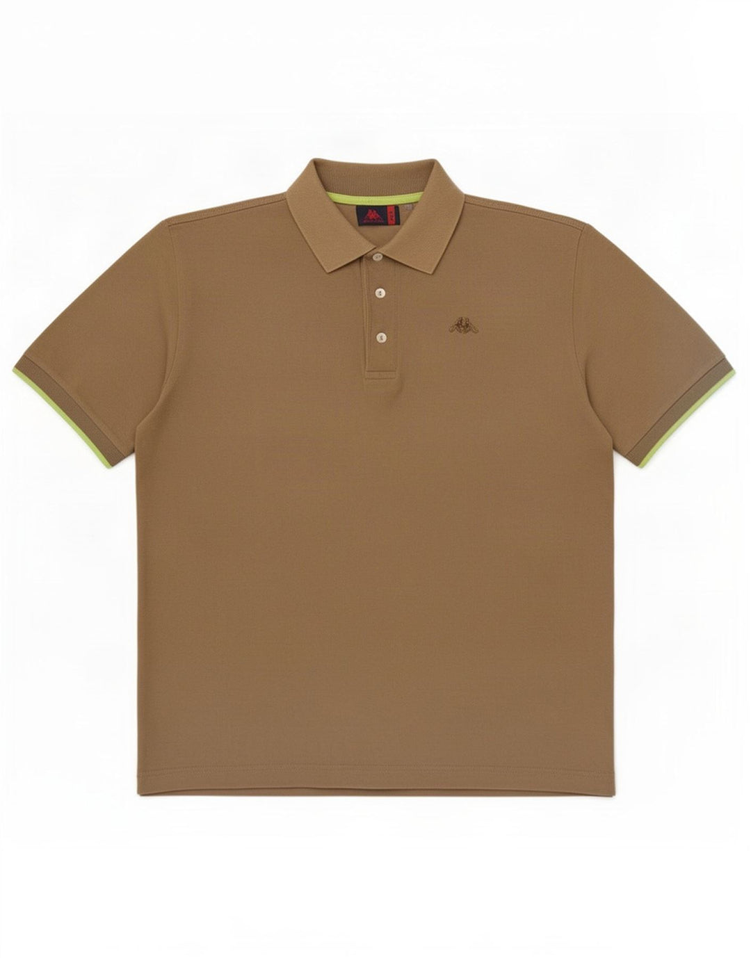 Kappa Polo Homme Large Kaki Coton