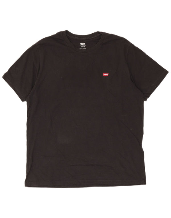 Levi's T-Shirt Standard Homme Noir Large Coton