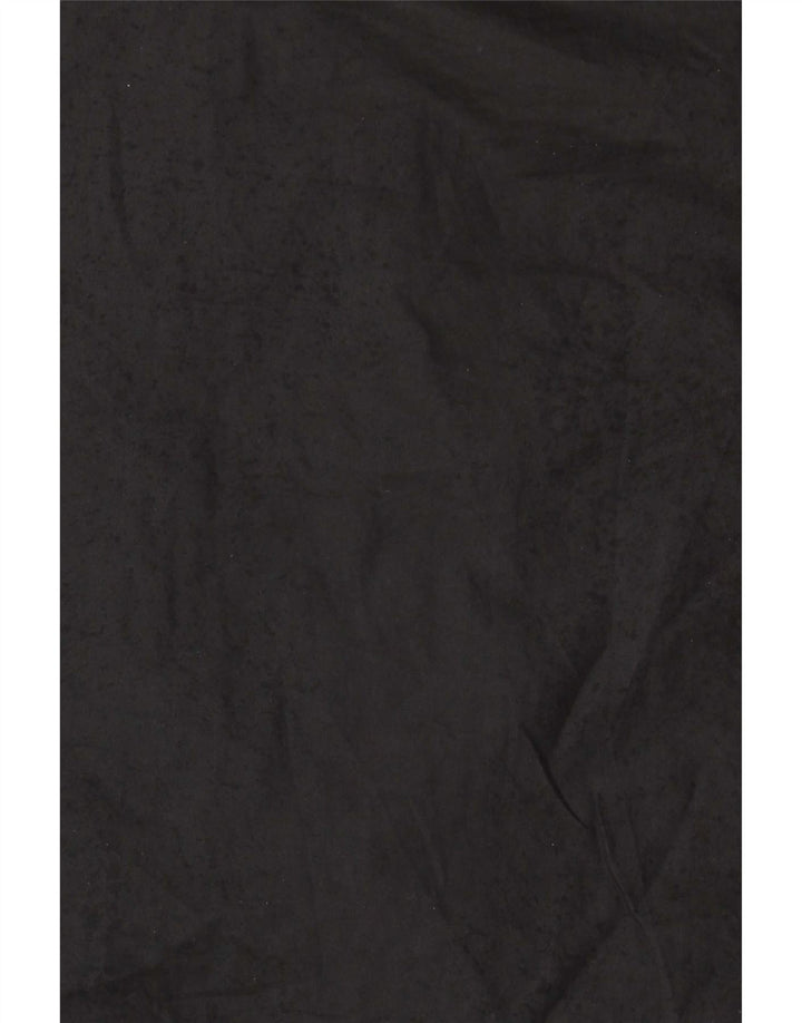 Adidas Veste bomber à capuche pour homme UK 40 Large Noir Colorblock Polyester