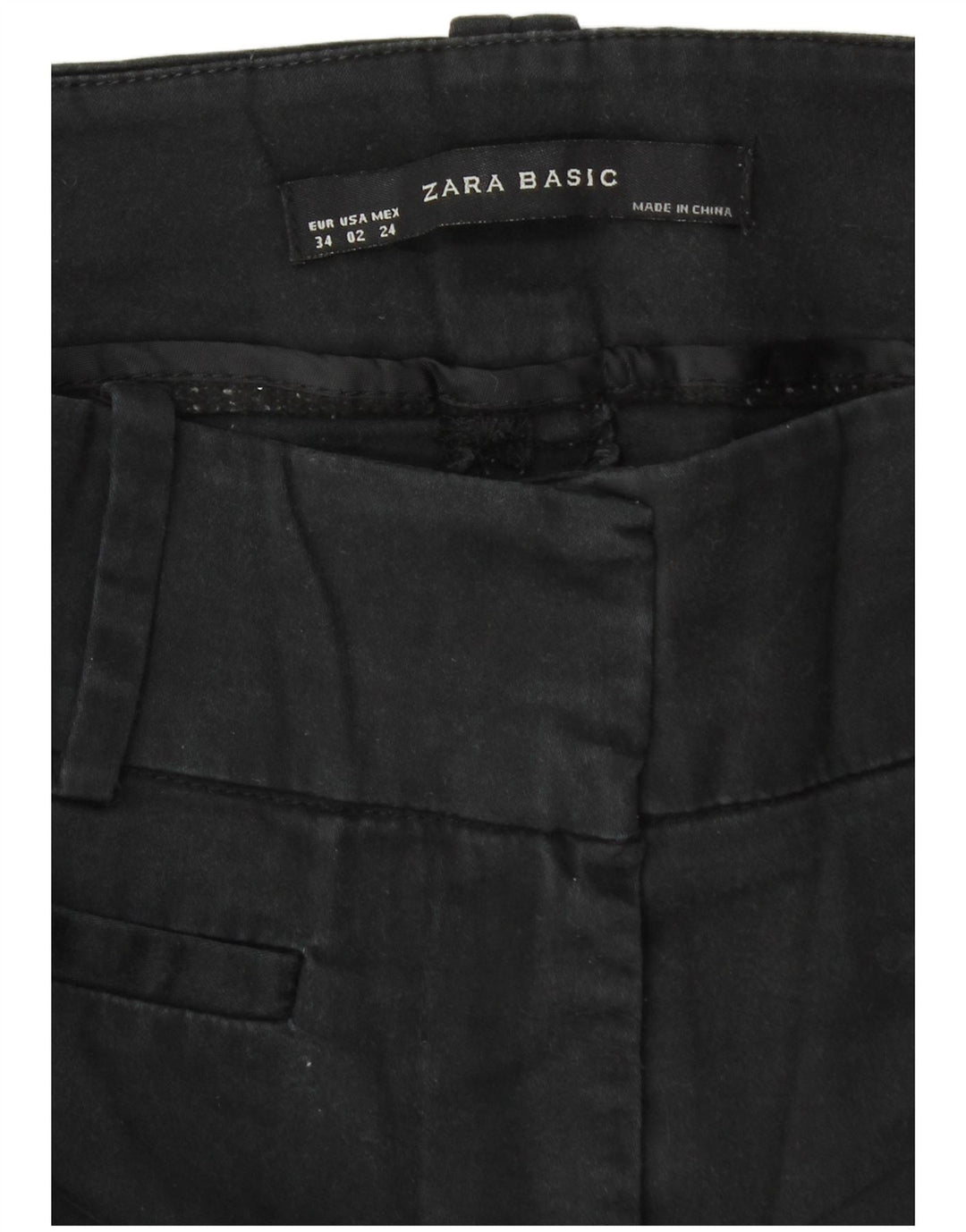 Short décontracté Zara pour femme EU 34 2XS W24 Gris