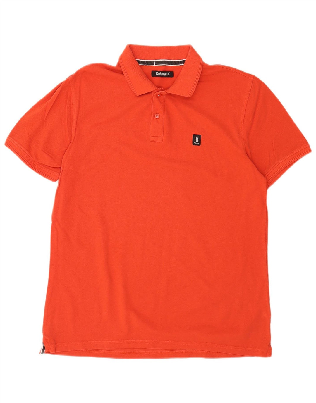 Refrigue Polo Homme Large Orange Coton