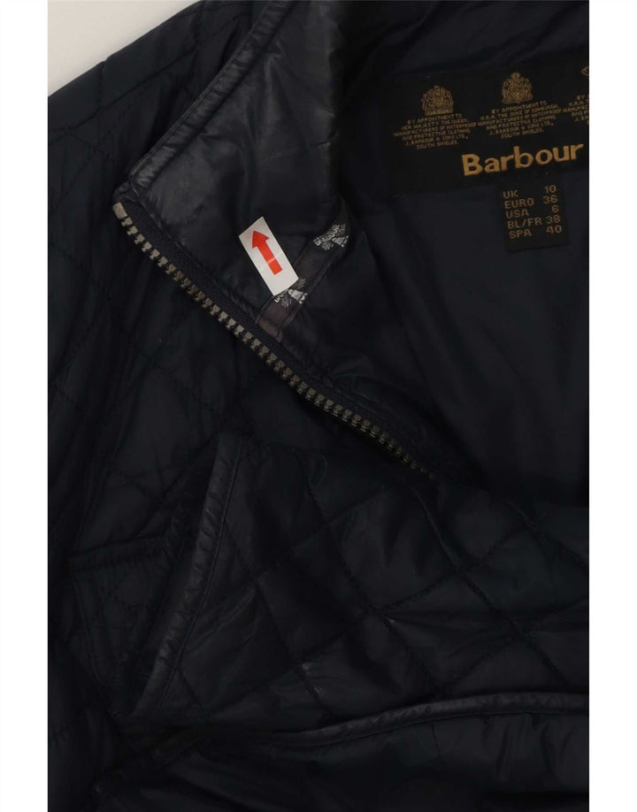 Barbour Veste matelassée pour femme UK 10 Small Bleu marine