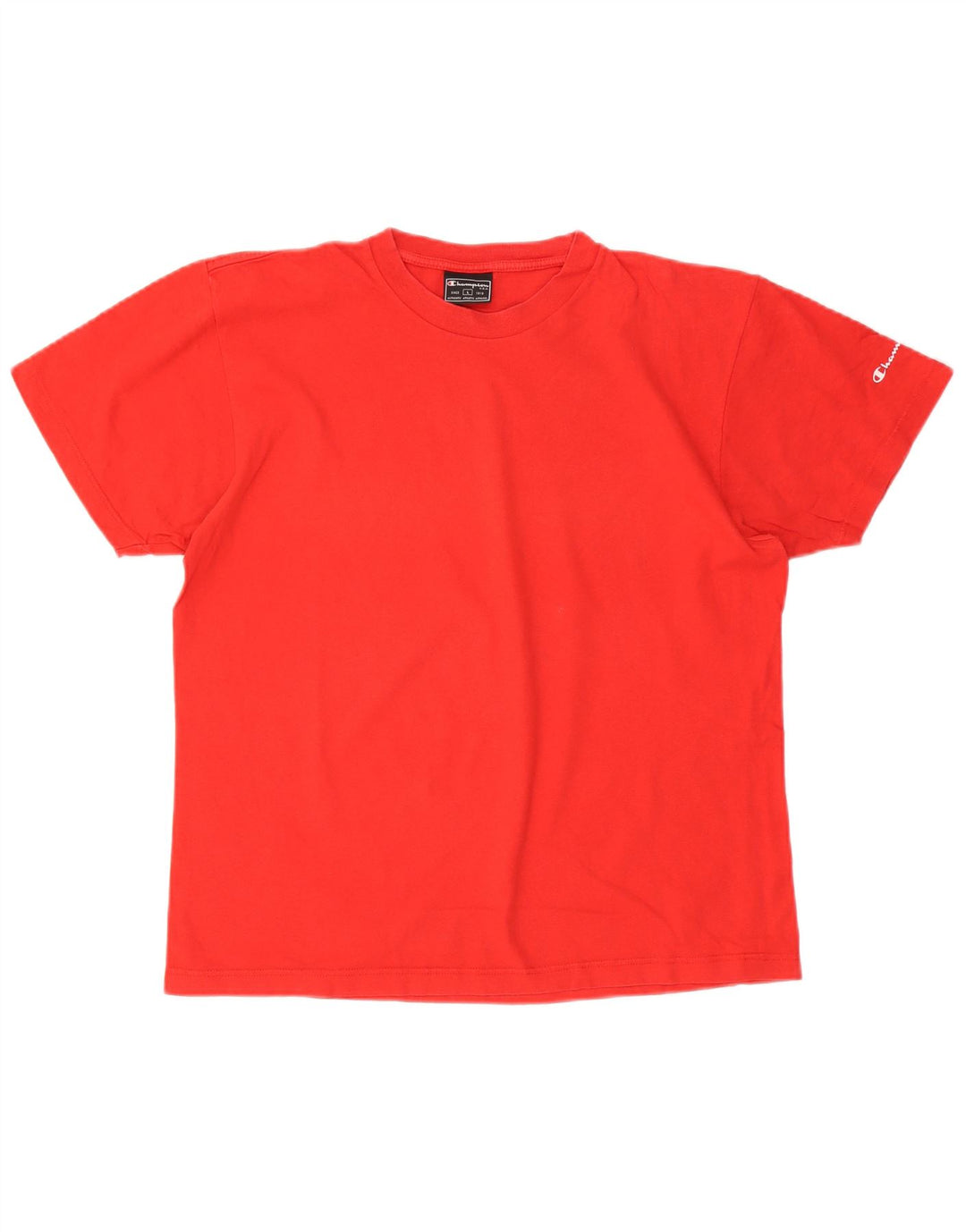 CHAMPION T-Shirt Homme Haut Large Rouge Coton