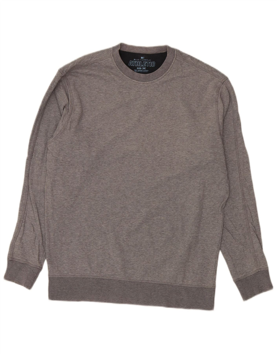 MARKS & SPENCER Sweat-Shirt Blue Harbor Homme Gris Moyen Moucheté