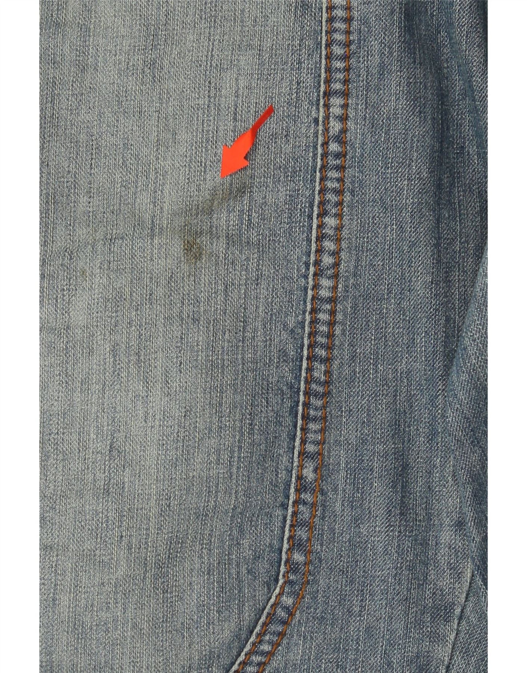 JECKERSON Mens Straight Jeans W31 L33 Blue Cotton