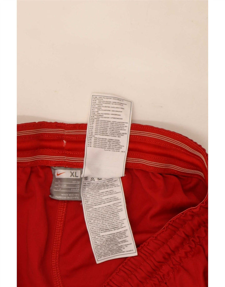 Nike Short de sport pour homme XL Rouge Polyester