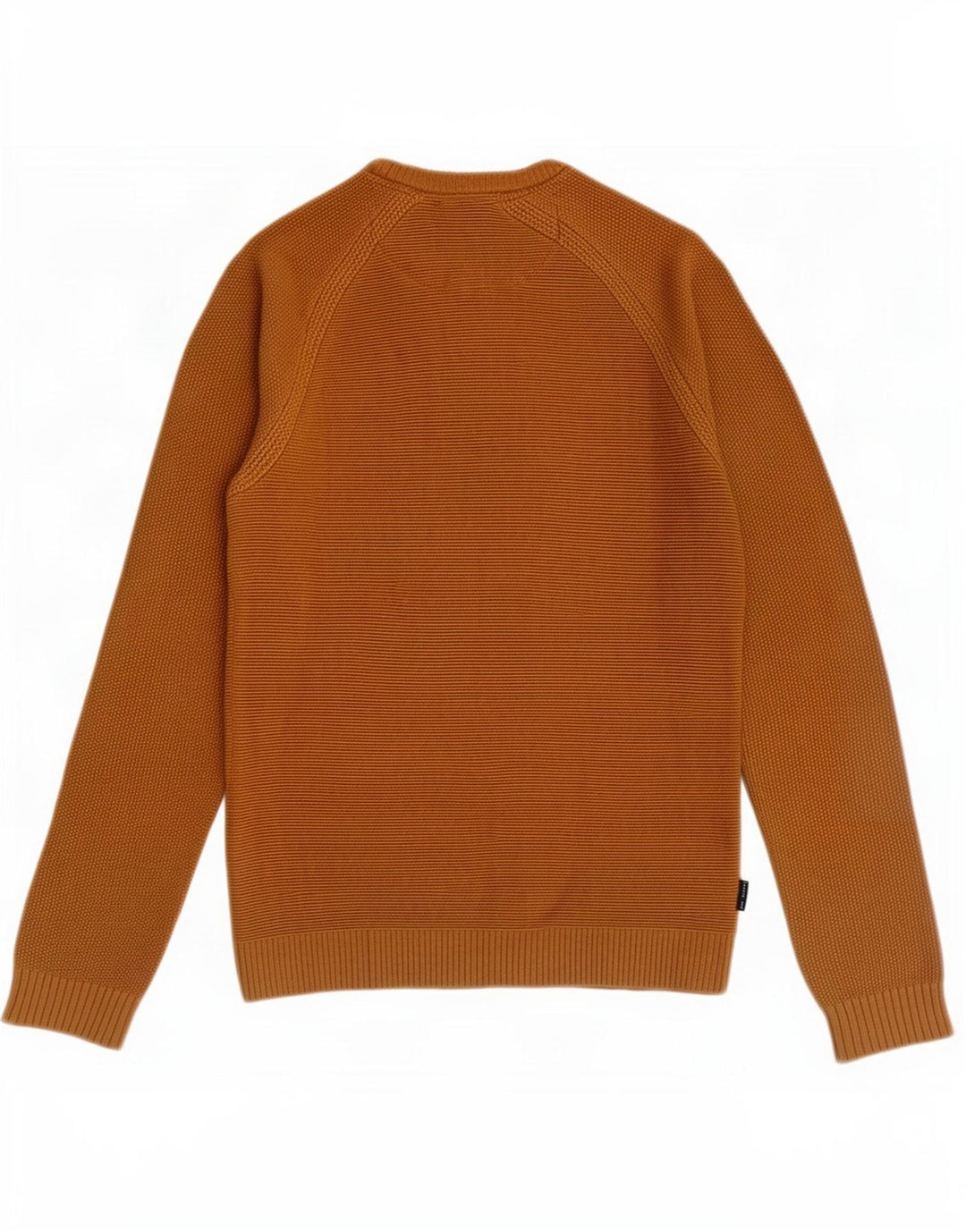 Ted Baker Pull col rond pour homme Taille 2 Petit coton beige