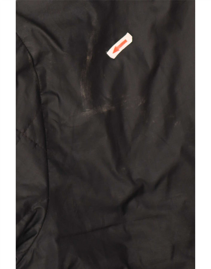 Nike Veste matelassée à capuche pour homme UK 40 Large Noir Polyester