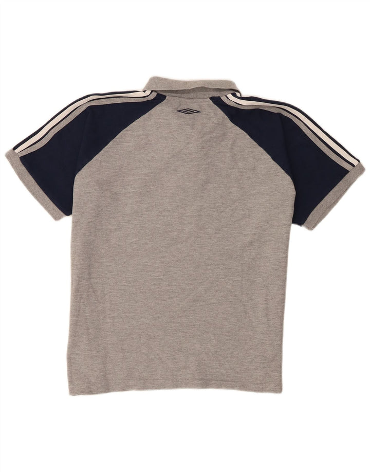 Umbro Polo Homme Gris Moyen Colourblock Coton
