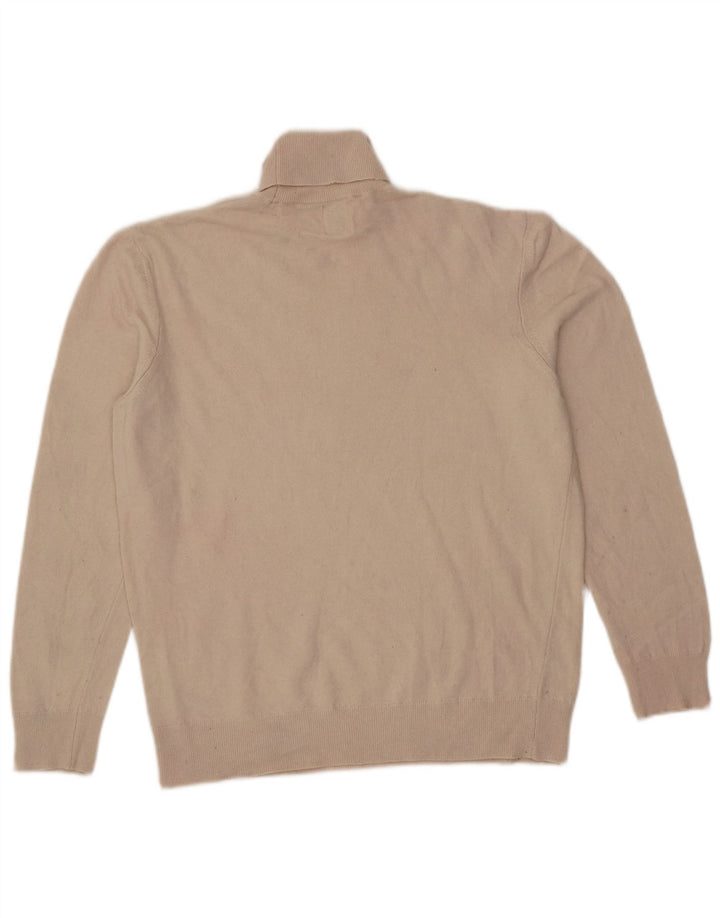 Zara Pull Col Roulé Homme Beige Moyen