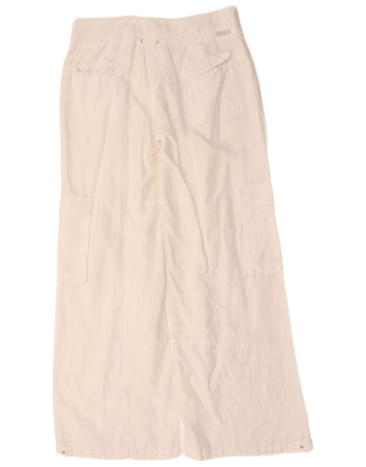 Calvin Klein Pantalon cargo large pour femme W36 L34 Blanc