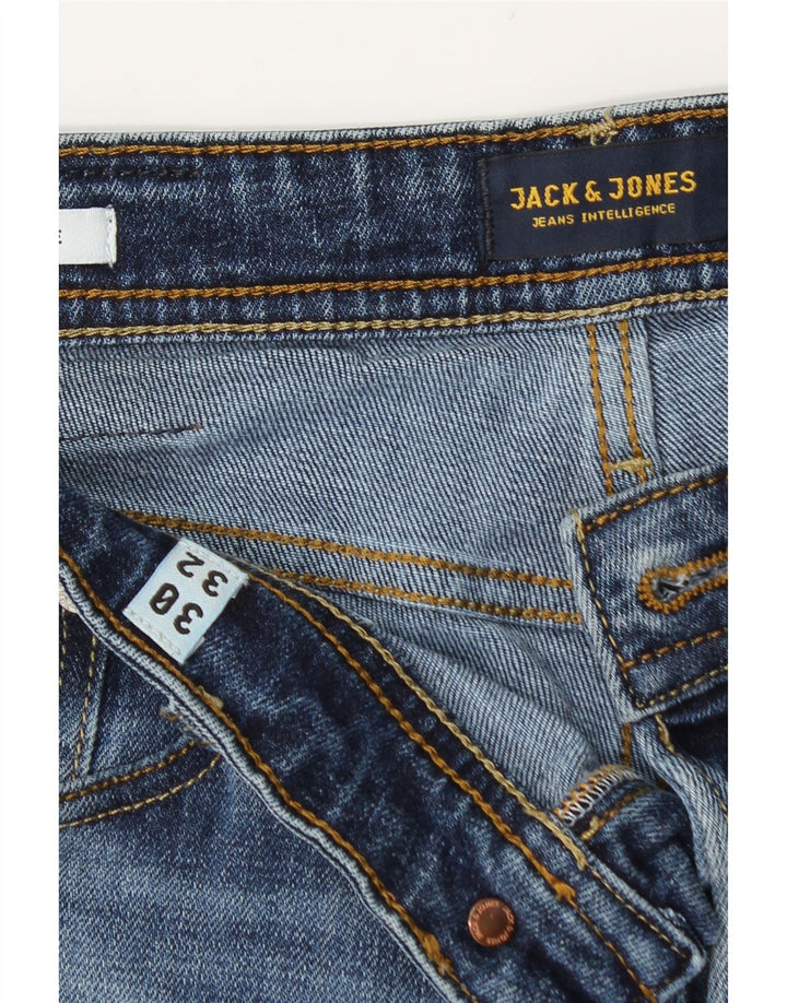 Jack & Jones Jean Slim Mike W30 L32 Homme Bleu Coton