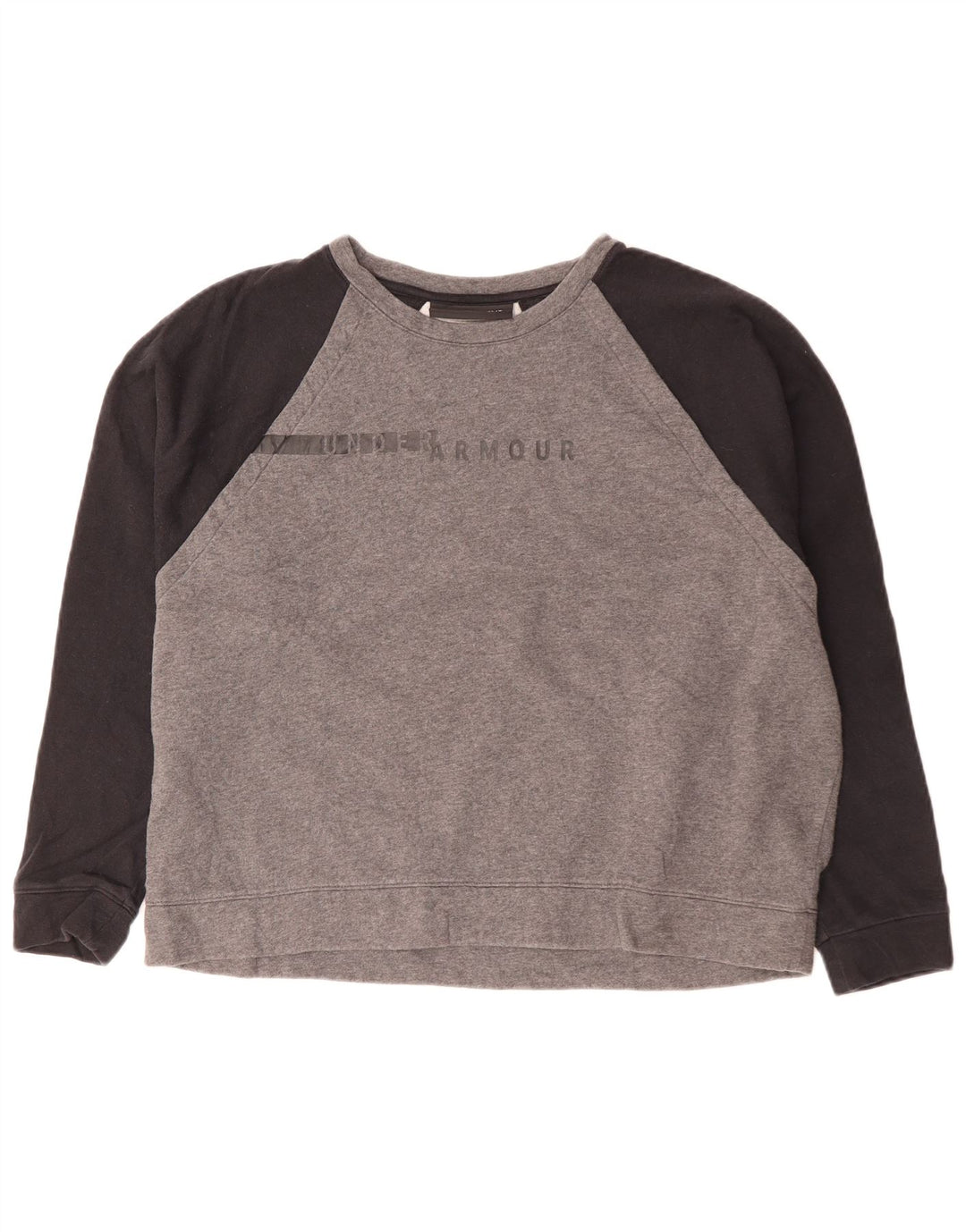 UNDER ARMOUR Sweat-shirt surdimensionné pour femme UK 18 XL Gris Colorblock