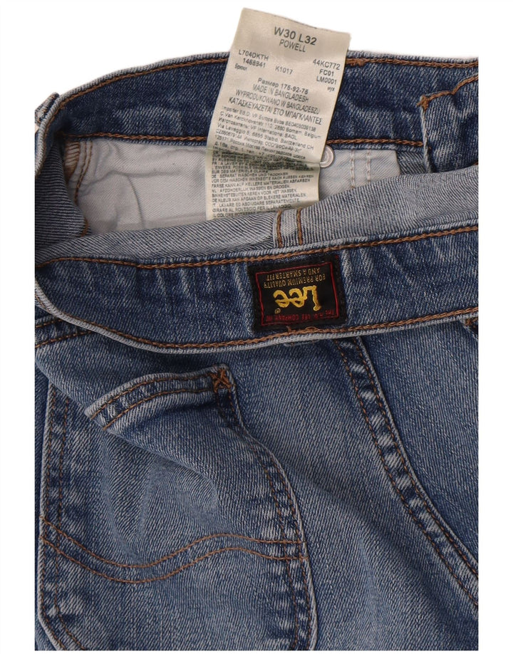 Lee Jean Powell Slim W30 L32 Homme Bleu Coton