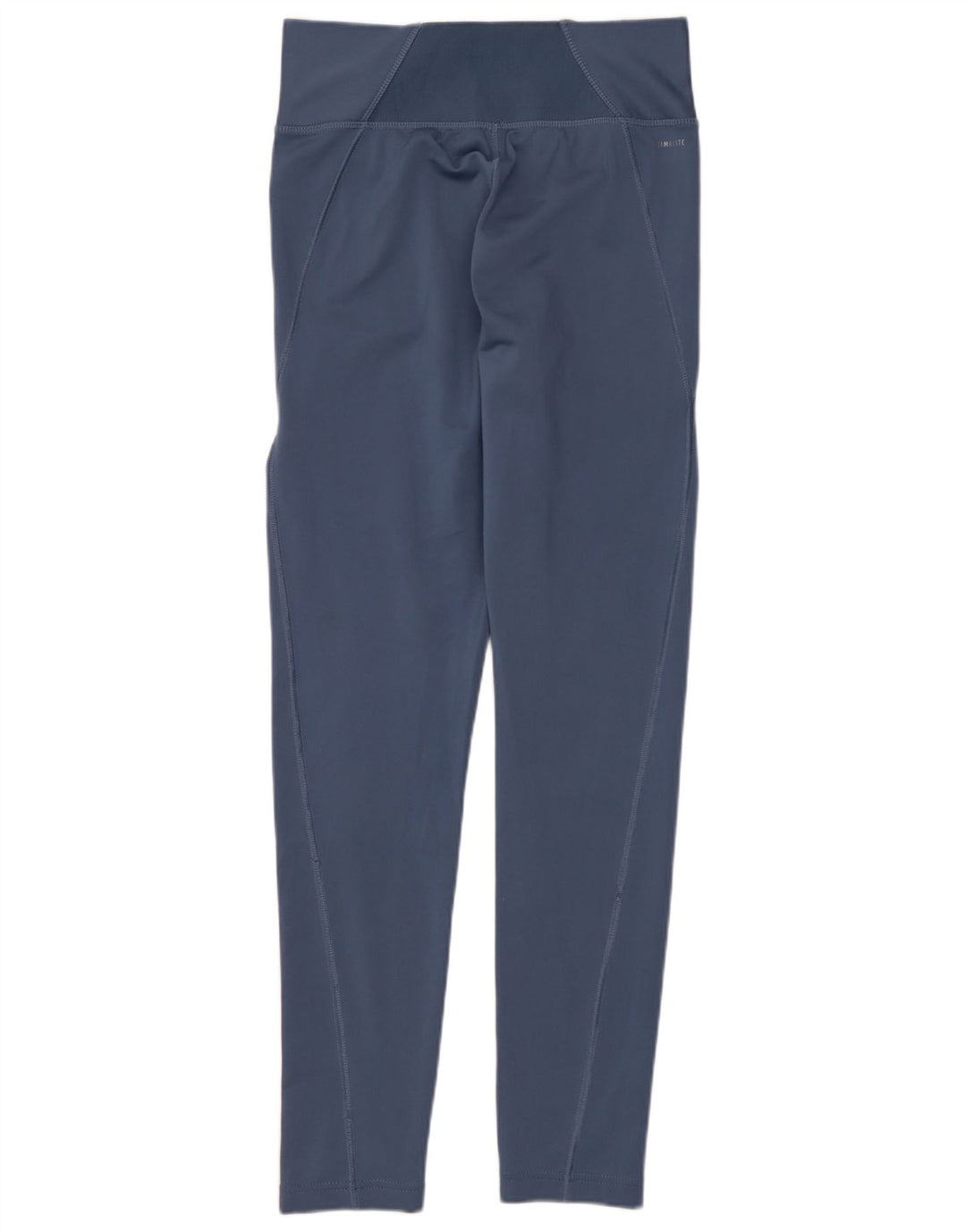 ADIDAS Femmes Climalite Leggings UK 8/10 Petit Bleu Polyester