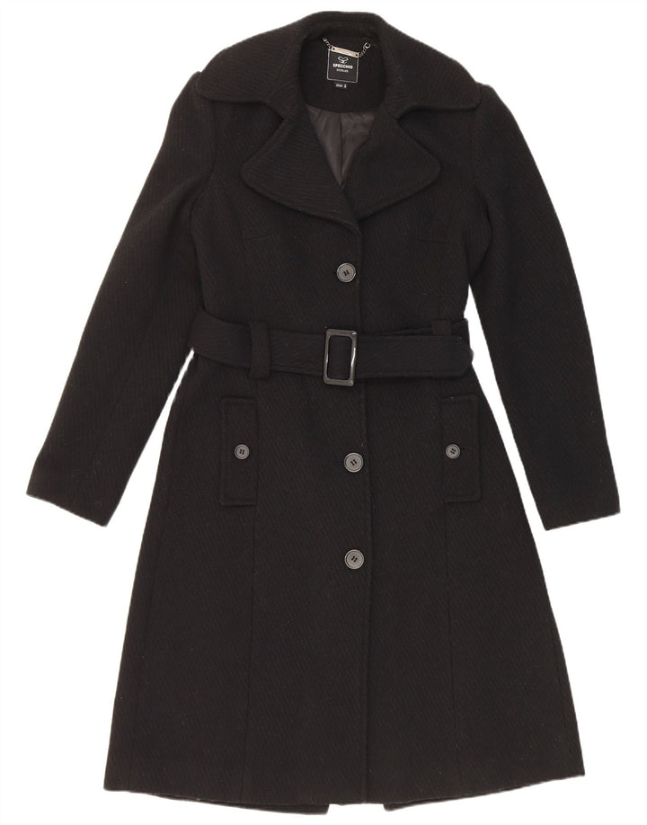 Specchio Manteau pour femme UK 10 Petit Noir