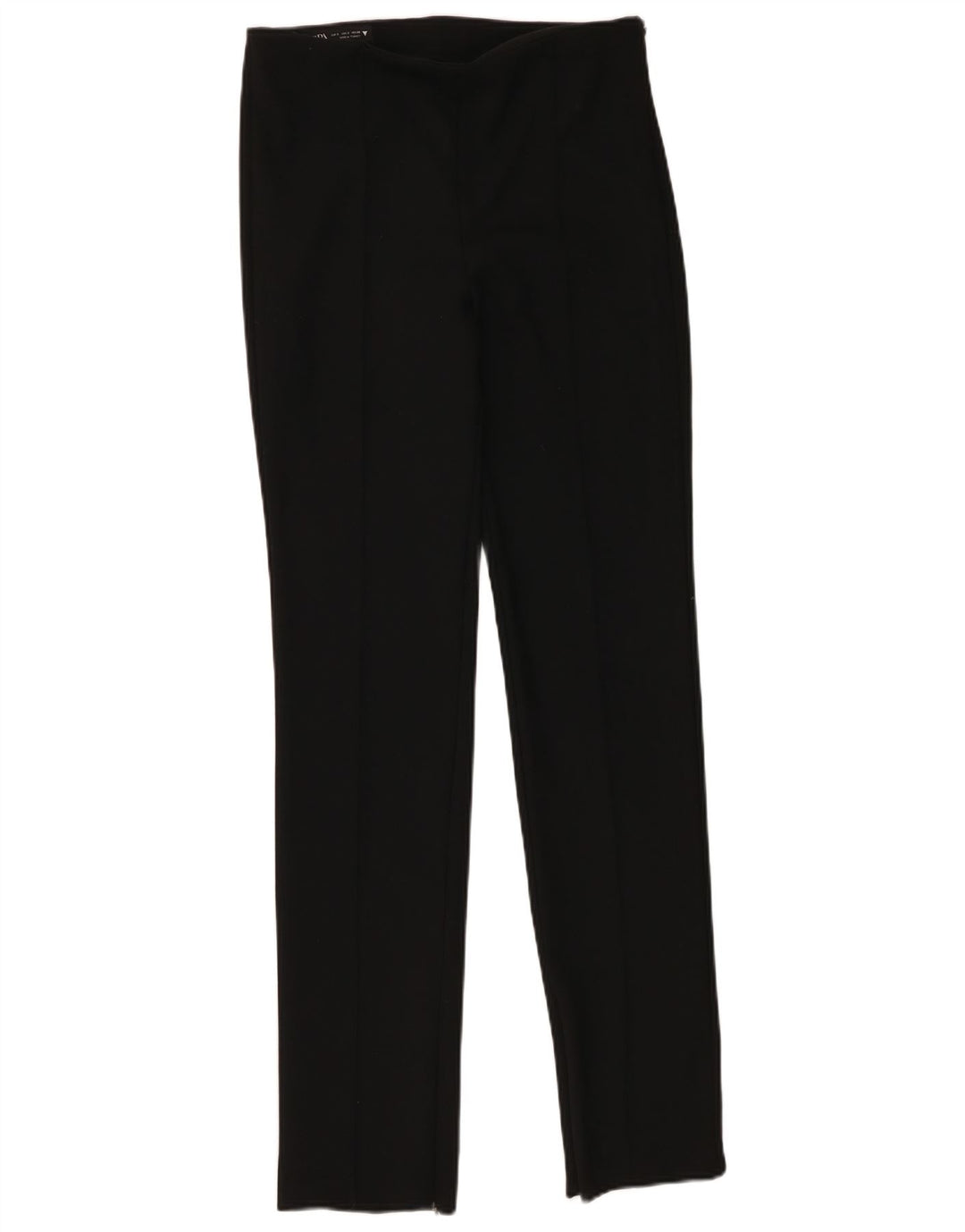 Zara Pantalon décontracté slim pour femme Petit W26 L33 Noir