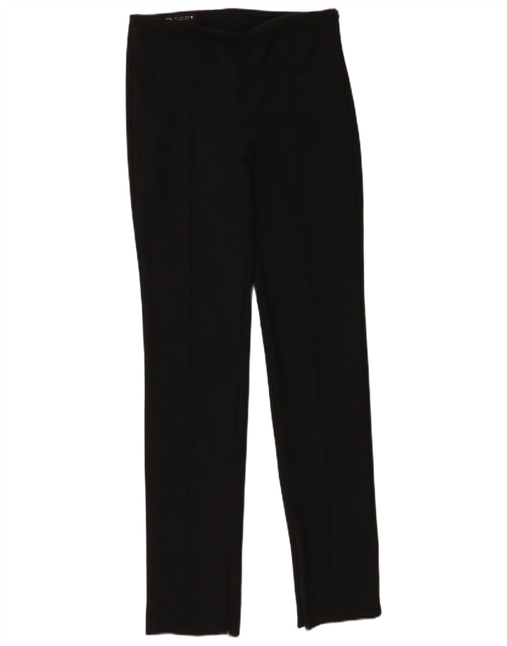 Zara Pantalon décontracté slim pour femme Petit W26 L33 Noir