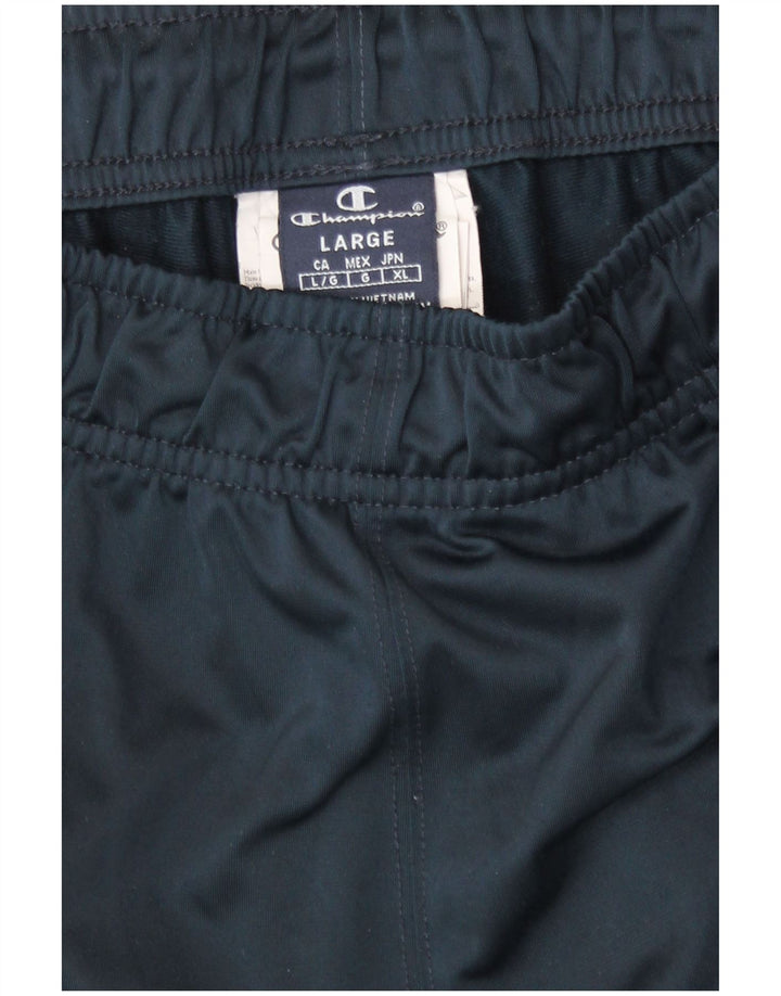 Champion Pantalon de survêtement graphique pour homme, jogging, grand, bleu marine, polyester