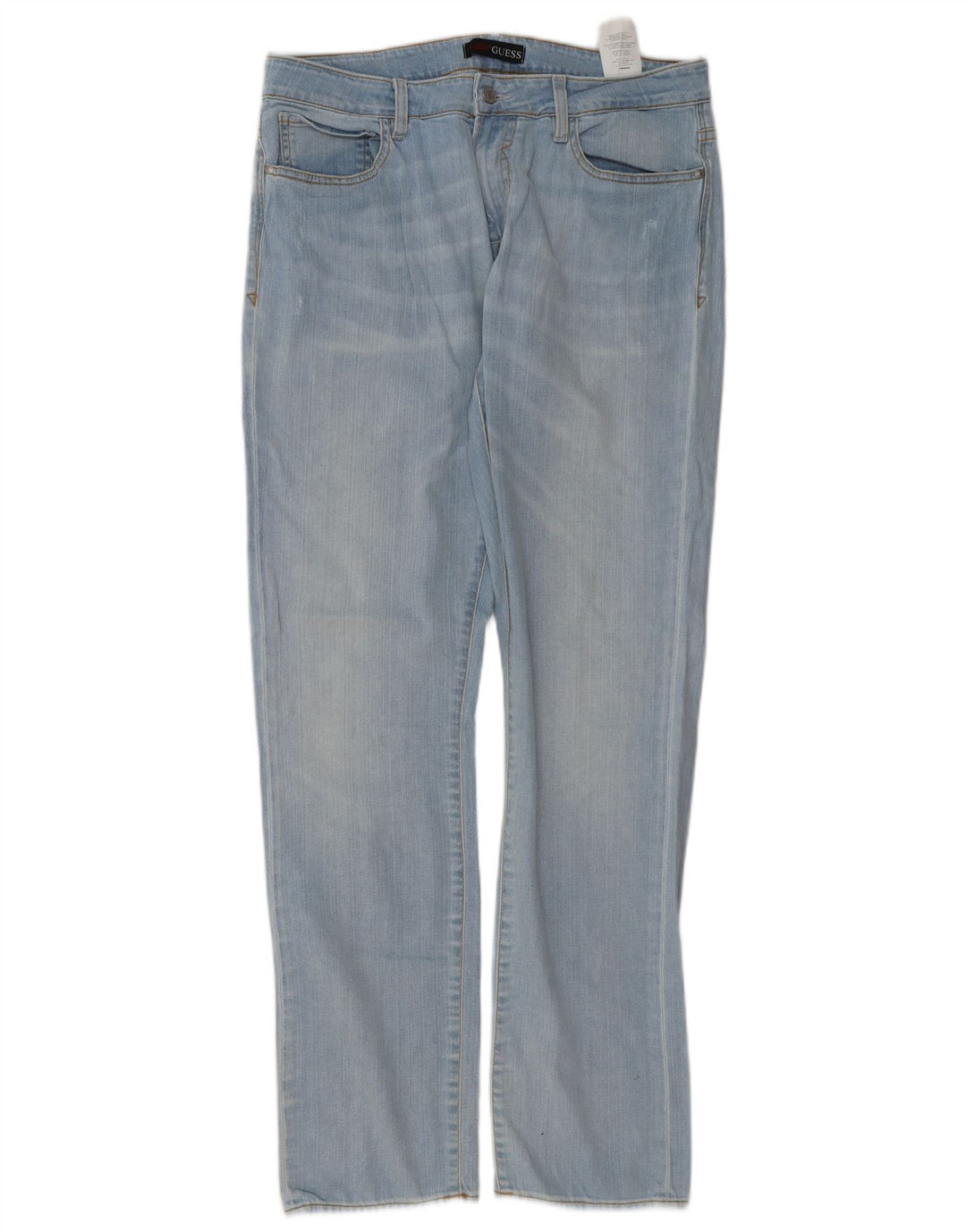 Guess Jean droit homme W34 L34 bleu coton