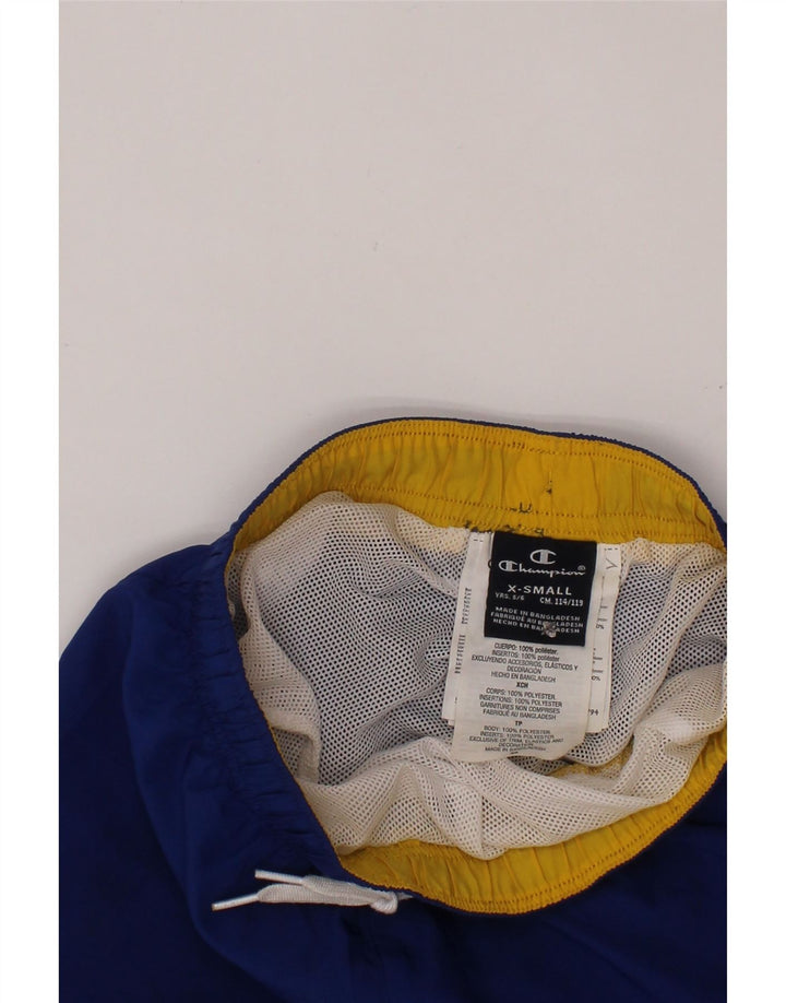 CHAMPION Short de sport garçon 5-6 ans XS Bleu Polyester