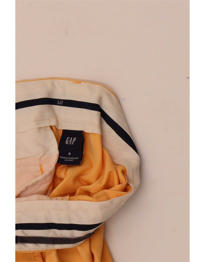 Gap Short Chino Femme US 8 Medium W32 Jaune Coton