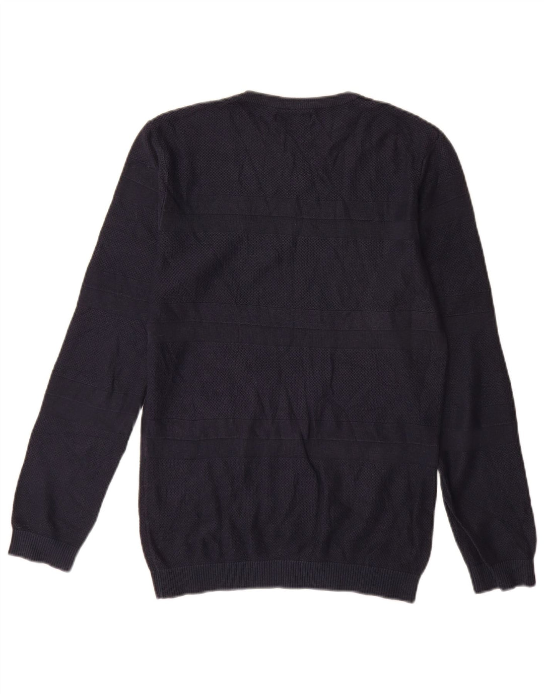 Zara Pull col bateau pour homme Petit rayé bleu marine