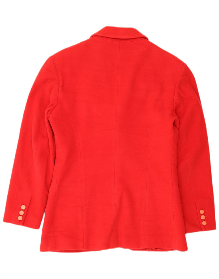Byblos Veste Blazer 3 Boutons Femme IT 44 Laine Rouge Moyen