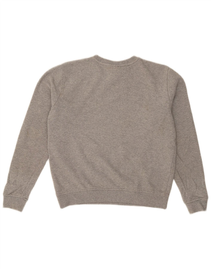 Fila Sweat-shirt surdimensionné pour femme UK 10 Small Gris Coton