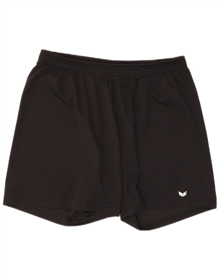 Erima Short de sport pour femme UK 18 XL Noir Polyester