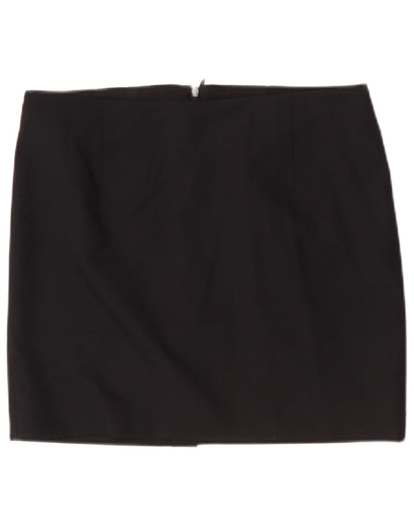 Zara Womens Mini Skirt Medium W28 Black Polyester