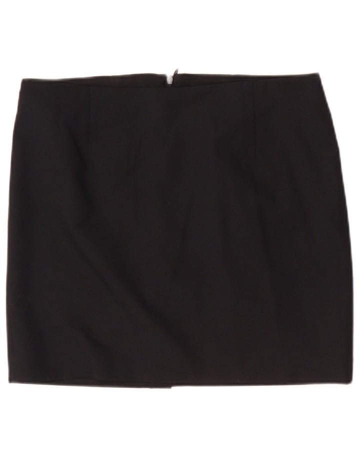 Zara Femme Mini Jupe Moyenne W28 Noir Polyester