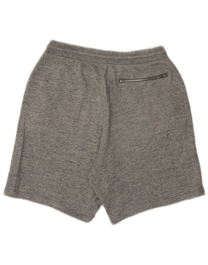 Nike Short de sport pour homme en coton moucheté gris Taille L