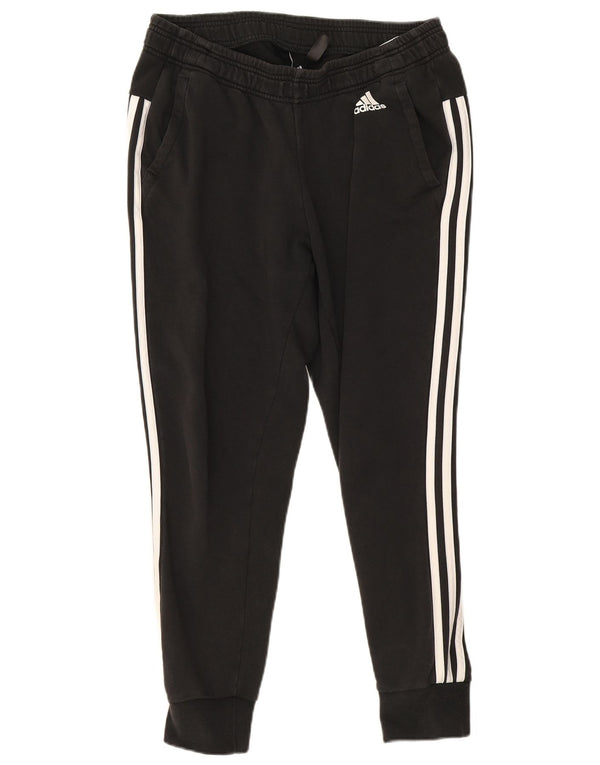 Adidas Pantalon de survêtement pour femme Joggers UK 12/14 Coton noir moyen