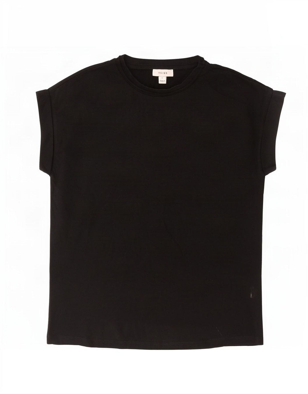 Reiss T-Shirt Homme Haut Petit Noir Coton