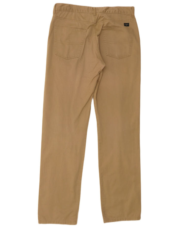 Dockers Pantalon décontracté droit pour homme W34 L36 Coton beige