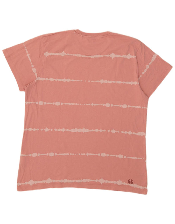 PEPE Jeans T-Shirt Regular Homme Top XL Coton Rayé Rose