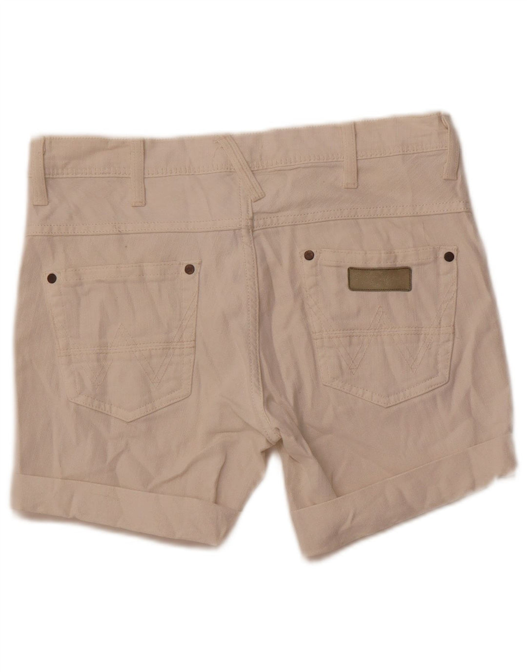 Wrangler Short en jean Sly pour femme W32 en coton blanc cassé
